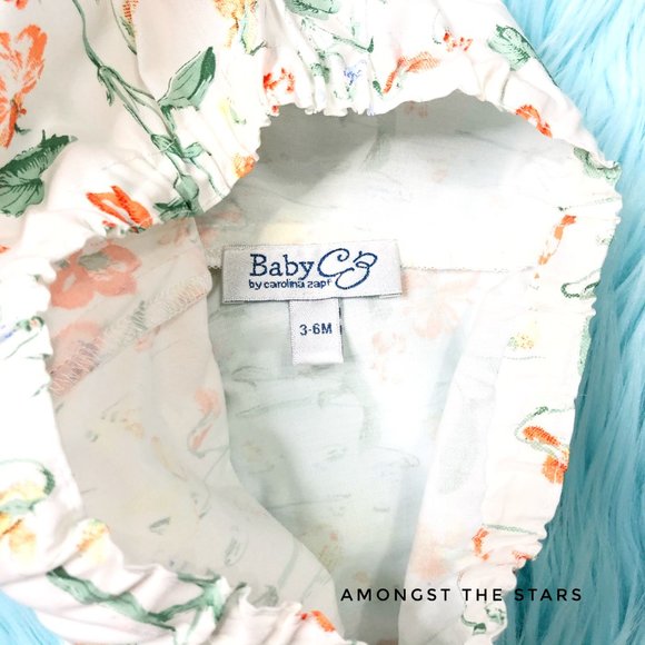 Baby CZ by Carolina Zapf White Floral Bloomers - Picture 3 of 4